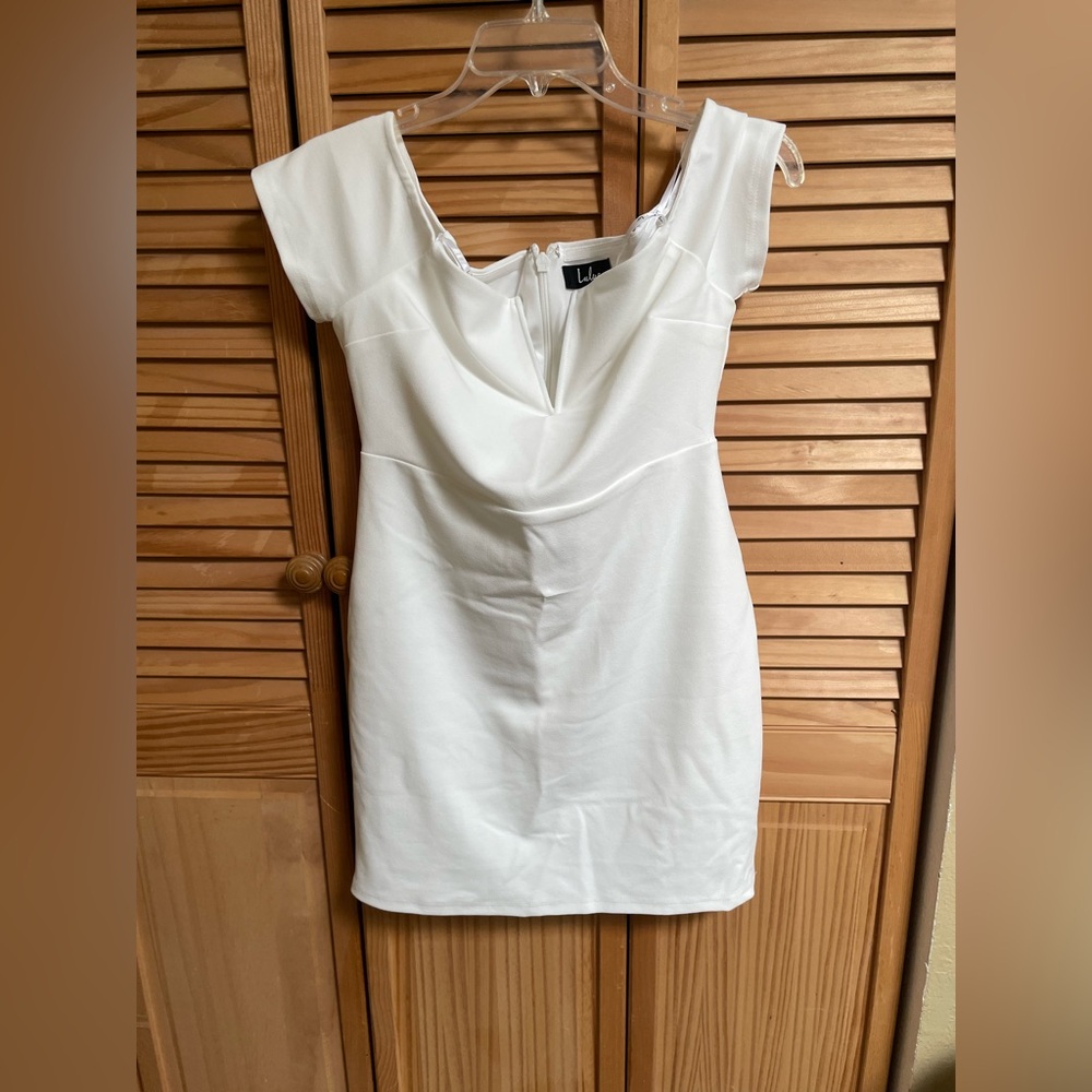 Lulu's Classic White  Dress
